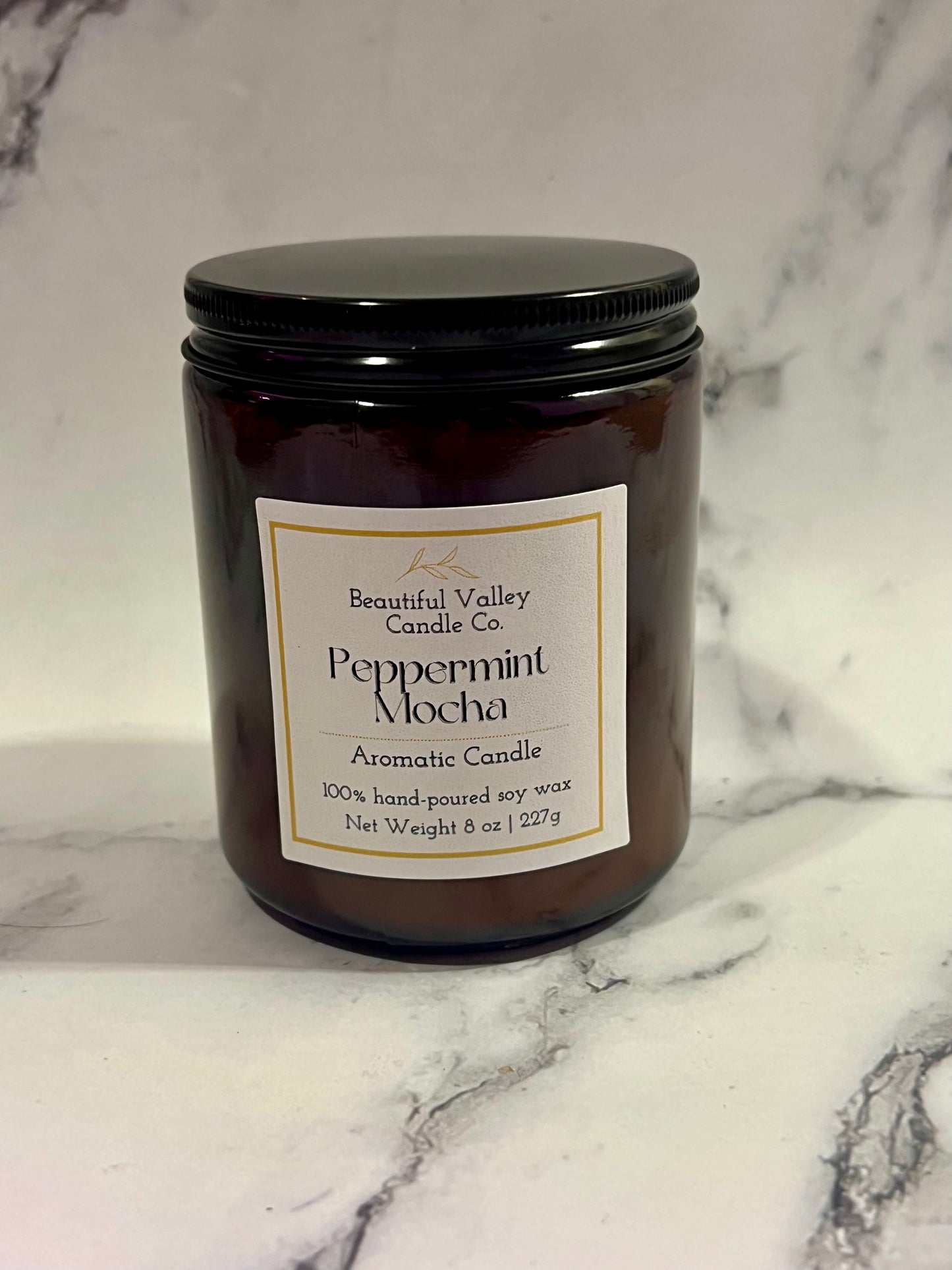 Peppermint Mocha 100% Soy Wax Candle & Wax Melts