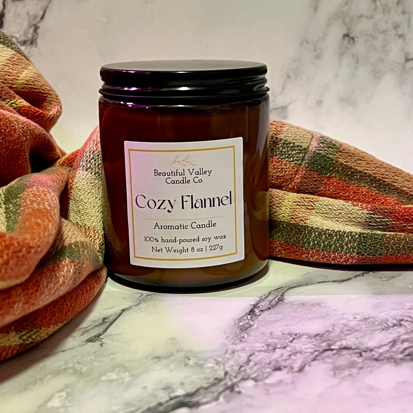 Cozy Flannel 100% Soy Wax Luxury Candles & Wax Melts