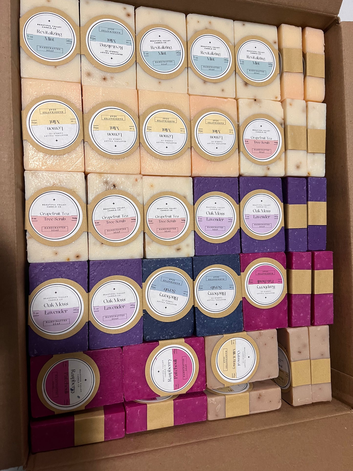 Artisan Cold Process Soap Bars Collection