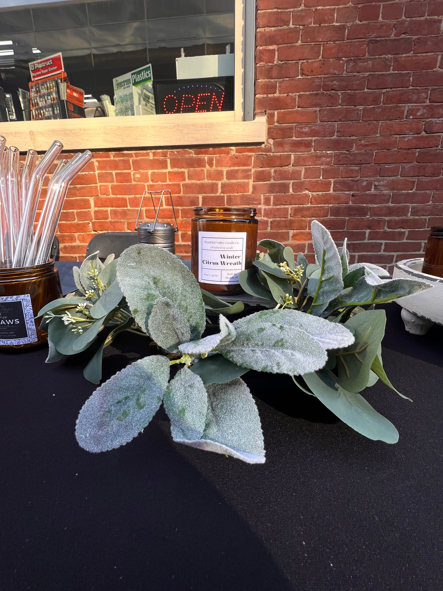 Winter Citrus Wreath 100% Soy Wax Candle & Wax Melts