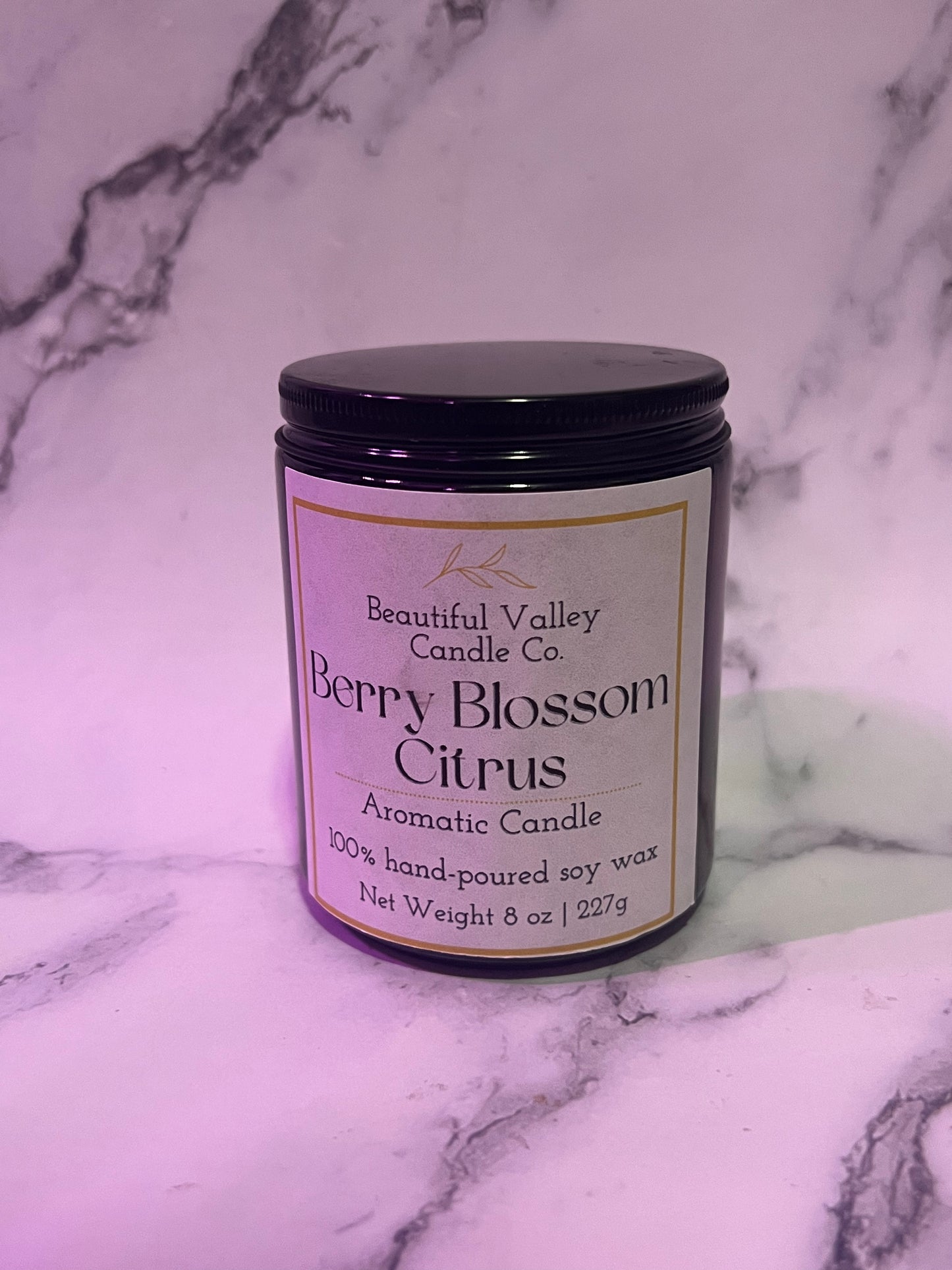 Berry Blossom Citrus 100% Soy Wax Candle & Wax Melts