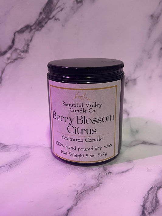 Berry Blossom Citrus 100% Soy Wax Candle & Wax Melts
