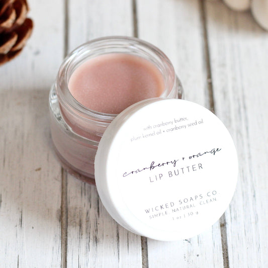 Cranberry + Orange Lip Butter