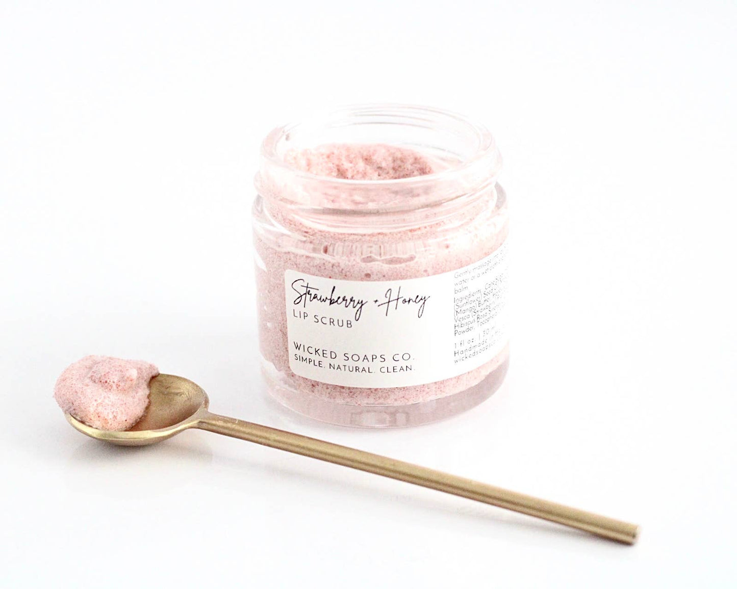 Strawberry + Honey Lip Scrub